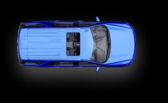 Image of a car viewed from the top